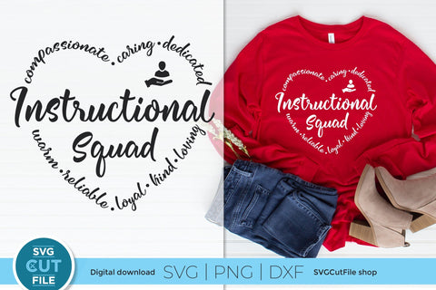 Instructional squad svg, ic svg SVG SVG Cut File 