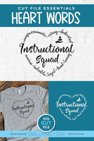 Instructional squad svg, ic svg SVG SVG Cut File 