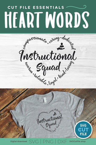 Instructional squad svg, ic svg SVG SVG Cut File 