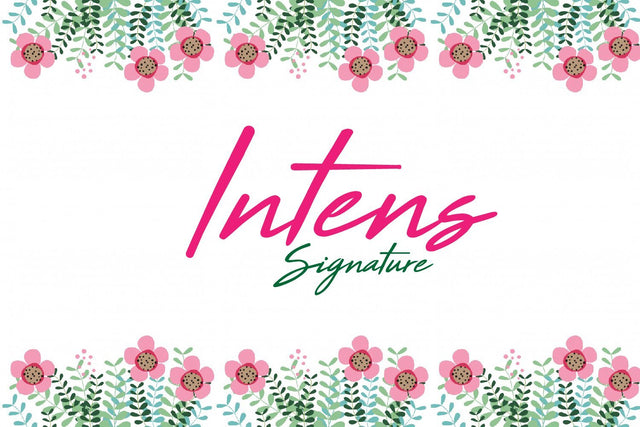 Intens Font zafrans studio 