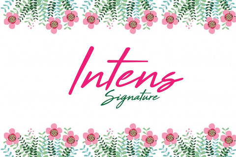 Intens Font zafrans studio 
