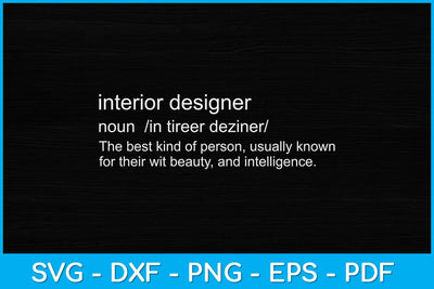 Interior Designer Definition Svg Design SVG artprintfile 