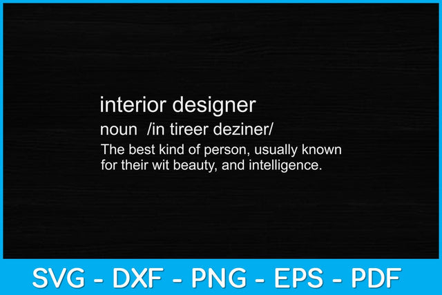 Interior Designer Definition Svg Design SVG artprintfile 