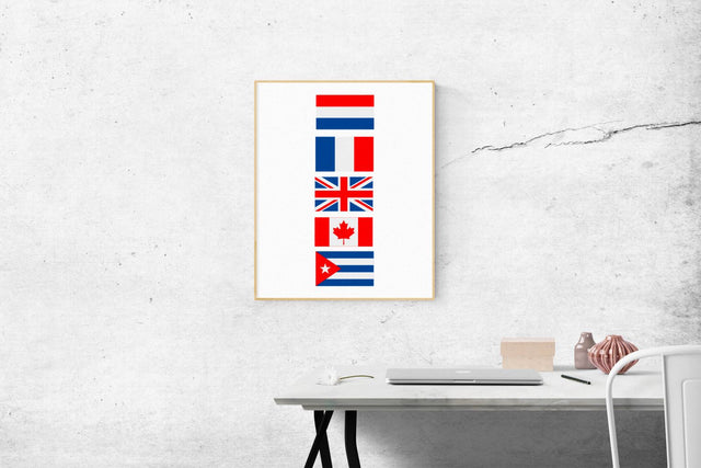 International Flag Set SVG Designed by Geeks 