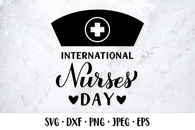 International Nurses Day hand lettered SVG. Gift for nurse SVG LaBelezoka 