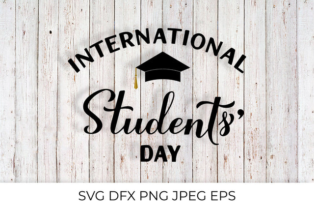 International Students Day calligraphy lettering SVG LaBelezoka 