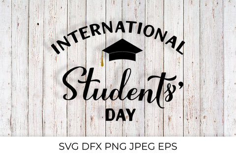 International Students Day calligraphy lettering SVG LaBelezoka 