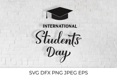 International Students Day calligraphy lettering SVG LaBelezoka 