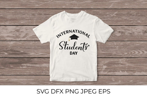 International Students Day calligraphy lettering SVG LaBelezoka 