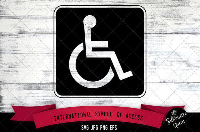 International Symbol of Access Icon SVG -Vector Symbol Commercial & Personal Use- Cricut,Silhouette,Cameo,Vinyl Cut SVG Loveleen Kaur 