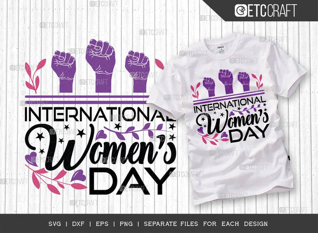 International Women's Day SVG Cut File | Female Svg | March 8 Svg | Girl Day Svg | Women Svg | Wife Svg| Women's Day Quote Design SVG ETC Craft 
