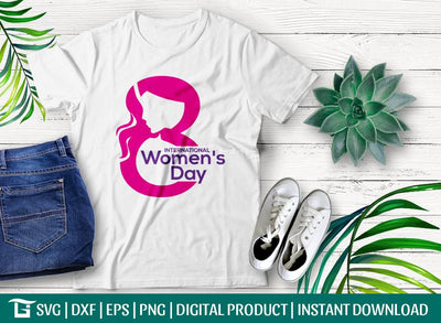 International Women’s Day Svg Cut File, Women’s Day Svg, Feminine Symbol Svg, Happy Womans Day, Women's Day Logos, Tshirt Design SVG ETC Craft 