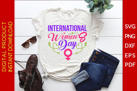 International Women's Day SVG PNG EPS Cut File SVG Creativedesigntee 