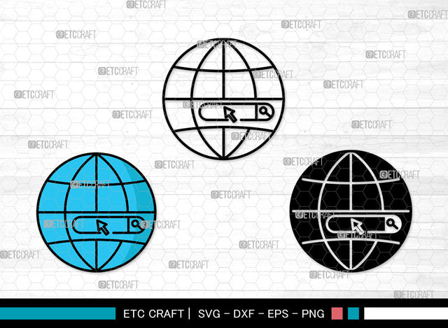 Internet Icons Color, Internet Svg, World Svg, Internets, Earth Globe, Internet Bundle, Icon Bundle, Svg Cut File, Dxf, Eps, Png, SVG ETC Craft 