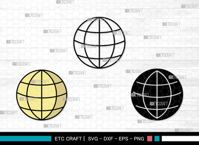 Internet Icons Color, Internet Svg, World Svg, Internets, Earth Globe, Internet Bundle, Icon Bundle, Svg Cut File, Dxf, Eps, Png, SVG ETC Craft 