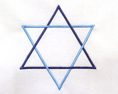 Intertwined Star of David Embroidery Embroidery/Applique Designed by Geeks 