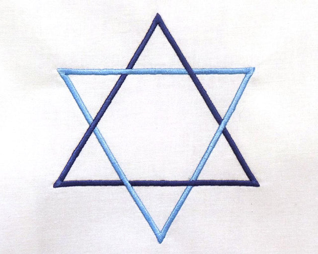 Intertwined Star of David Embroidery Embroidery/Applique Designed by Geeks 