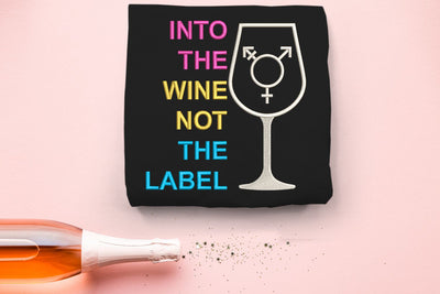 Into the Wine Not the Label Wine Glass Embroidery Embroidery/Applique DESIGNS Designed by Geeks 
