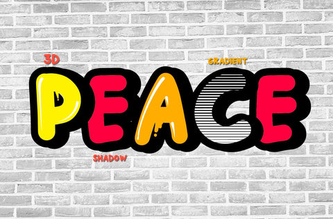 Intouch - 3D Display Font Font Yuby 