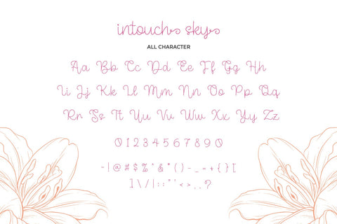 Intouch Sky Font yumnatype 