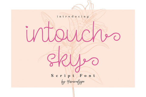 Intouch Sky Font yumnatype 