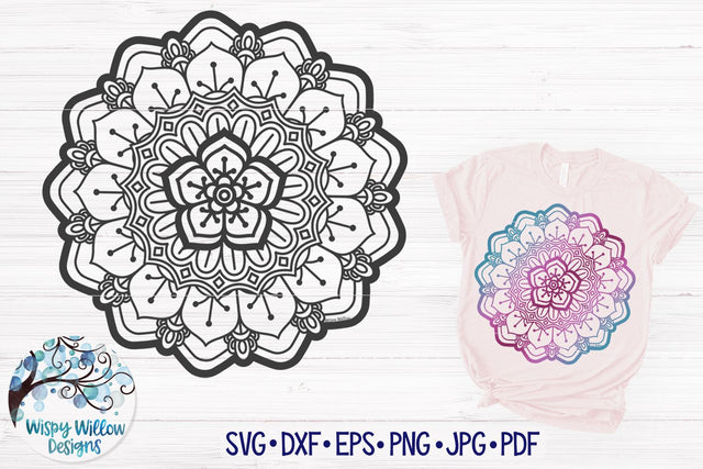 Intricate Mandala SVG Cut File SVG Wispy Willow Designs 