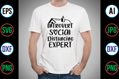 Introvert Social Distancing Expert svg SVG nirmal108roy 