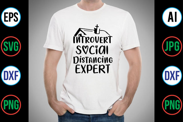 Introvert Social Distancing Expert svg SVG nirmal108roy 