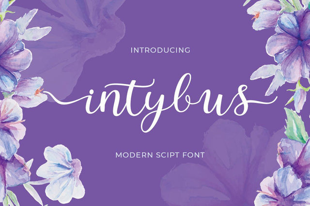 Intybus Script Font Poen1983 