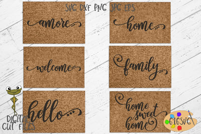 Inviting Welcome Mat Design Mini Bundle SVG 616SVG 