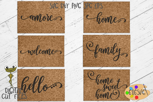 Inviting Welcome Mat Design Mini Bundle SVG 616SVG 