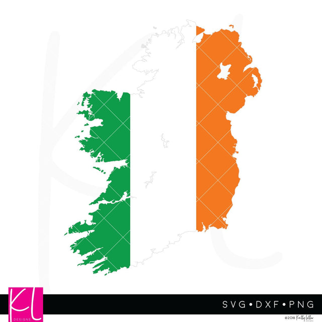 Ireland Silhouette SVG Kelly Lollar Designs 
