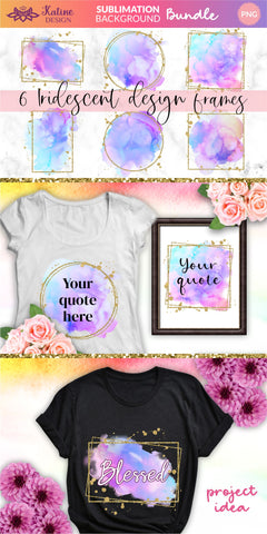 Iridescent sublimation backgrounds bundle holographic design elements, iridescent background, holographic backgrounds, sublimation design, design elements, splash background, background clipart, sublimation backsplash, sublimation background designs Sublimation KatineDesign 