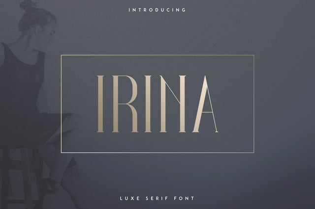 Irina Luxe Serif Font Font VPcreativeshop 
