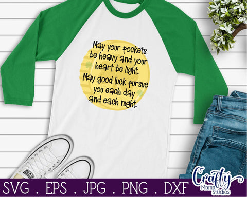 Irish Blessing - St. Patrick's Day Svg SVG Crafty Mama Studios 