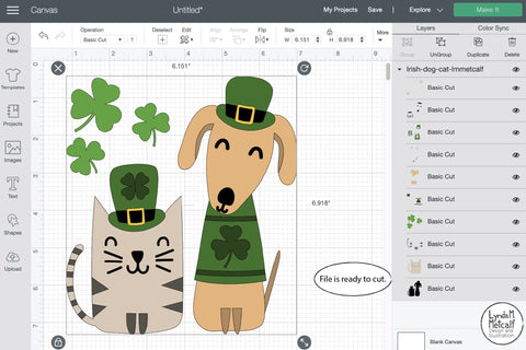 Irish Cat and Dog SVG, St Patricks Day Dog and Cat svg SVG Lynda M Metcalf 