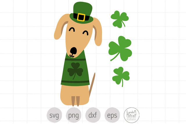 Irish Dog SVG, St Patricks Day Dog svg SVG Lynda M Metcalf 