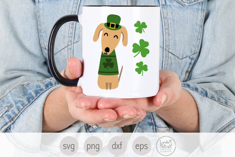 Irish Dog SVG, St Patricks Day Dog svg SVG Lynda M Metcalf 