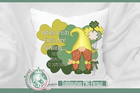Irish Eyes Smiling Sublimation SVG QueenBrat Digital Designs 