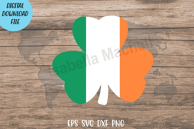 Irish flag shamrock svg SVG Isabella Machell 