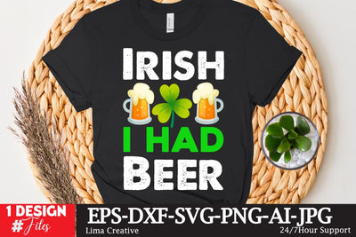 Irish I Had Beer SVG Cute File SVG Insomnia Std 