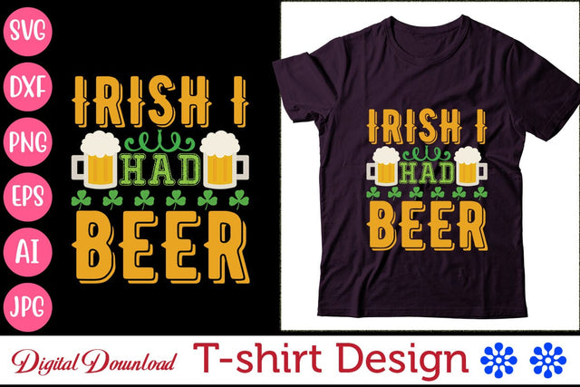 Irish I Had Beer SVG Newmockups 