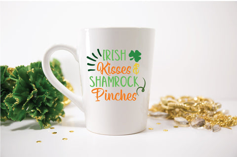 Irish Kisses & Shamrock Pinches SVG Cut File SVG Old Market 