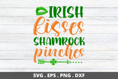 Irish kisses shamrock pinches SVG Designangry 
