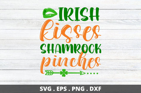 Irish kisses shamrock pinches SVG Designangry 
