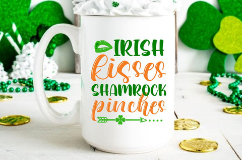 Irish kisses shamrock pinches SVG Designangry 