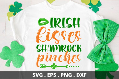 Irish kisses shamrock pinches SVG Designangry 