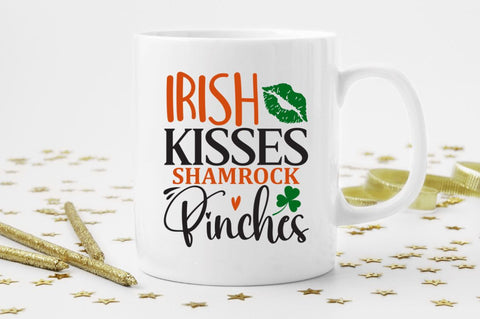 Irish kisses shamrock pinches SVG SVG Regulrcrative 