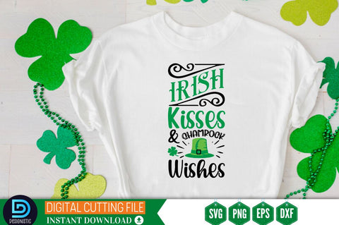 Irish kisses & Shamrock wishes SVG SVG DESIGNISTIC 