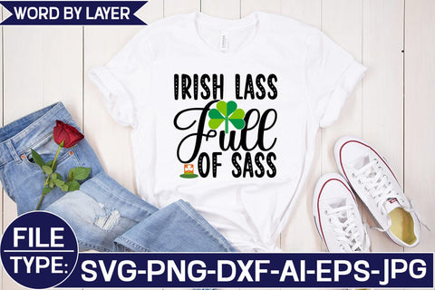 Irish Lass Full of Sass SVG Cut File SVG Studio Innate 